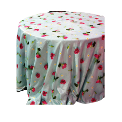 Round Table Cover - 4  feet  X 4  feet - Made of Two Way Lycra