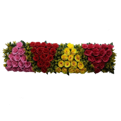 Artificial Flower Pannel - Made of Plastic