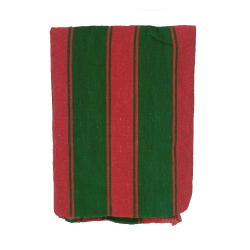 Regular Red & Green Dari - 6 FT X 9 FT - Made Of Cotton