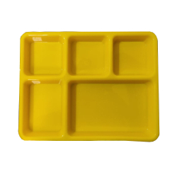 Compartment  Dinner Plate - Made Of Plastic