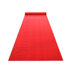 Red Carpet - 5 FT X 145 FT (700 GSM ) - Made of Felt Material