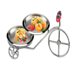 Cycle Shape Salad Stand - Made of Stainless Steel