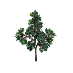 Artificial Hanging Leaf - Ficus - Made of Fabric