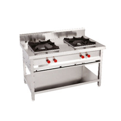 2 Burner Cooking Range - Made Of Stainless Steel