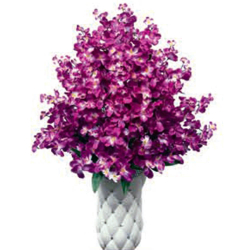 Artificial Flower Pillar Bouquet - Made of Plastic