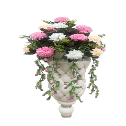 Artificial Flower Pillar Bouquet - Made of Plastic