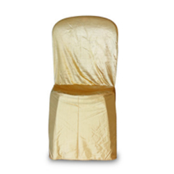 Super Shine Chair Cover Golden - Made of Shining Cloth.