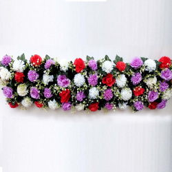 Artificial Flower Panel - 4 FT - Made of Plastic