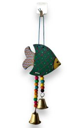 Fancy Bird Wall Hanging - Made Of MDf & Metal Bell