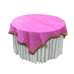 Designer Round Table Top - 4 FT X 4 FT - Made of Jelard Cloth