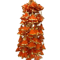 Net Line Gotta Patti Hanging Loutcon - 5 FT - Orange Color