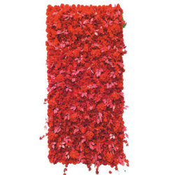 Artificial Flowers Wall - 4 FT X 8 FT -  Made Of Plastic