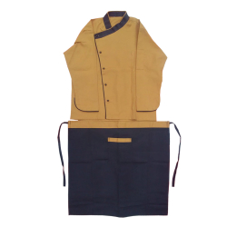 Kitchen Uniform Set - Shirt + Apron - Made of Cotton