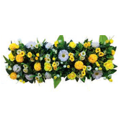 Artificial Flower Panel - 4 FT - Made of Plastic