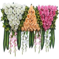 Artificial Flower Pannel  - Made of Plastic