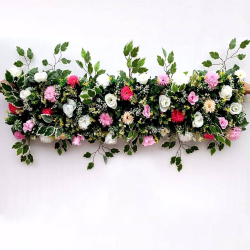 Artificial Flower Panel - 4 FT - Made of Plastic