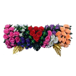 Artificial Flower Panel - 4 FT - Made of Plastic