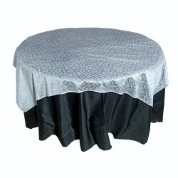 Round Table Top & Frill - Made of  Heavy Crush & Knitting Cloth