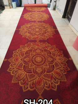 Paper Print  Premium Carpet - 5 FT X  150 FT (700 GSM )  - Made of Felt Material