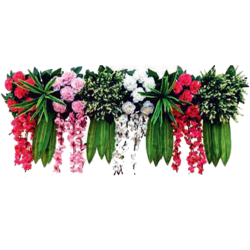 Artificial Flower Panel - 4 FT - Made of Plastic