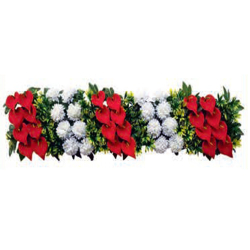 Artificial Flower Panel - 4 FT - Made of Plastic