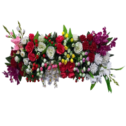 Artificial Flower Pannel -  Made of Plastic