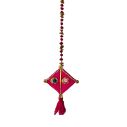 KITE TASSEL WALL HANGING - MADE OF WOOLEN & BAMBOO