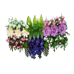 Artificial Flower Pannel -  Made of Plastic