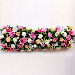 Artificial Flower Panel - 4 FT - Made of Plastic