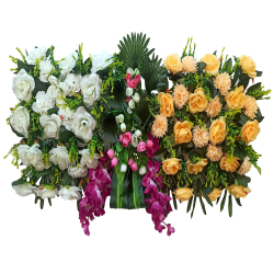 Artificial Flower Pannel - Made of Plastic