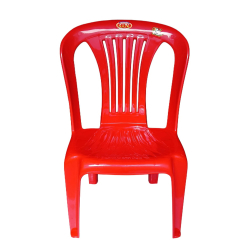 GN Plastic Chair - Made Of Plastic - Red Color