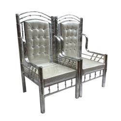 Wedding steel online chair