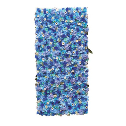 Artificial Flowers Wall - 4 FT X 8 FT -  Made of Plastic.