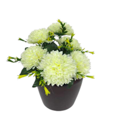 Artificial Flower Bunch without Pot - Made of Fabric