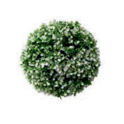 Artificial Hanging Fur Flower Ball - Made of Plastic & Fabric