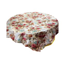 Designer Square Table Top - 5 FT X 5 FT - Made of Cotton