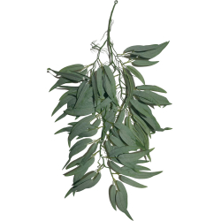 Artificial Hanging White Tree Green Leaf - Made of Real Touch