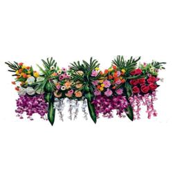 Artificial Flower Panel - 4 FT - Made of Plastic