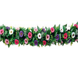 Artificial Flower Pipe Vel - 10 FT - Made of Plastic