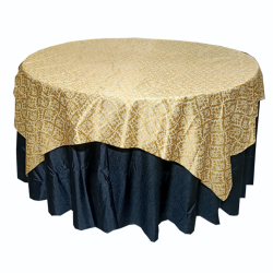 Round Table Top & Frill - Made of  Heavy Crush & Knitting Cloth